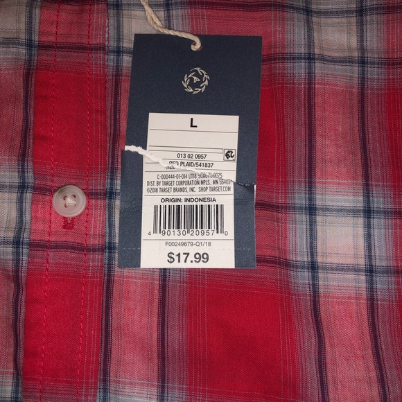 Universal Thread Short Sleeve Flannel Size Large - Picture 5 of 5